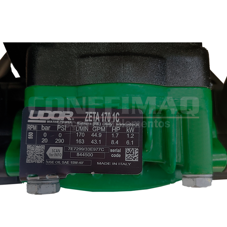 BOMBA DE PULVERIZAÇÃO UDOR 844500 MODELO ZETA 170 1C - Image 8