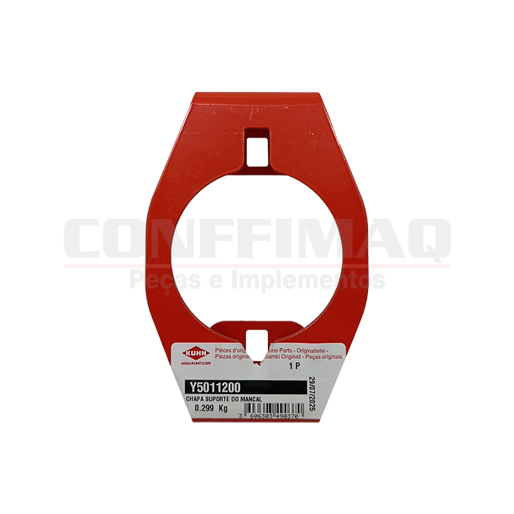 CHAPA SUPORTE DO MANCAL SEMEADEIRA SELECT KUHN Y5011200 - Image 2