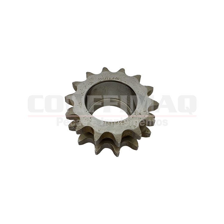 ENGRENAGEM ESTICADOR DA CORRENTE DUPLA TRITURADOR DE CAMA SCHEMAQ SMT-150 - Image 4