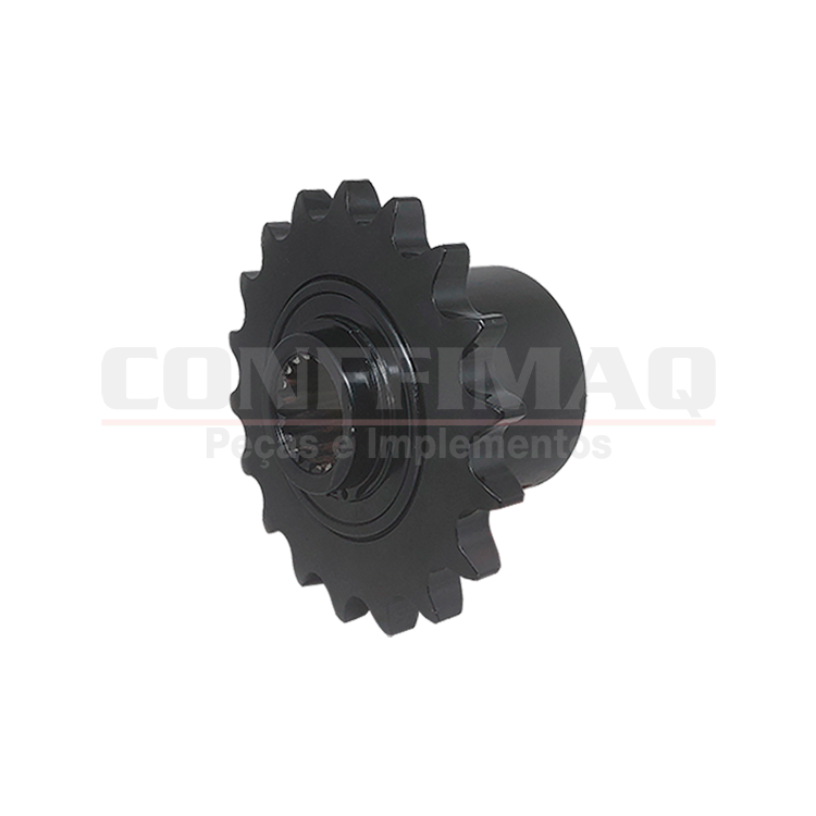 RODA DENTADA MOTORA ROLO DAS CORREIAS DA ENFARDADEIRA KUHN 4610974 - Image 2