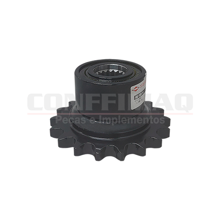 RODA DENTADA MOTORA ROLO DAS CORREIAS DA ENFARDADEIRA KUHN 4610974 - Image 3